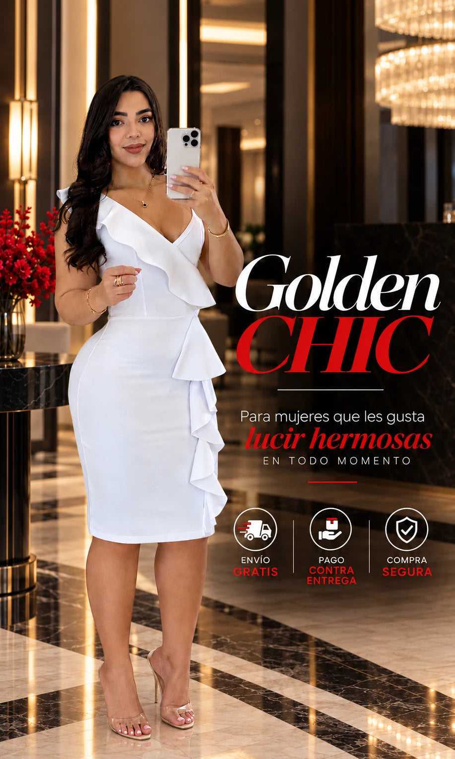 VESTIDO GOLDEN CHIC®