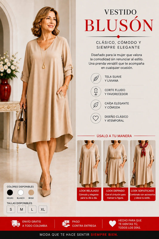 VESTIDO BLUSÓN®